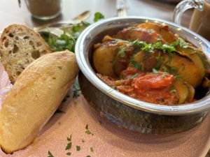 Potato & courgette bake    at Francesca's in Scarborough