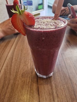 Berry smoothie at Francesca's in Scarborough