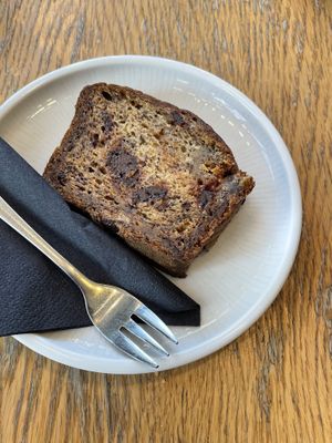 Banana bread  at Cafedu in Prague