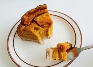 Pumpkin cake - close-up at Omu Omu - 오무오무 in Goyang