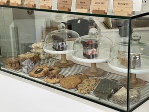 I love their lamington and 흑임자찹쌀팡ㅣ  at Omu Omu - 오무오무 in Goyang