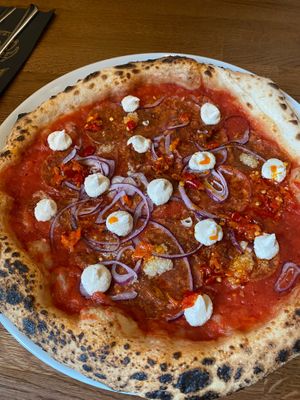 99 problems - vegan pizza at Daddy Greens Pizzabar - Kallio in Helsinki