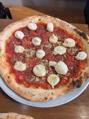 Enlightened Dude Pizza at Daddy Greens Pizzabar - Kallio in Helsinki