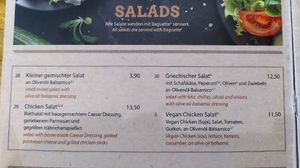 Salate at Ben's Burgerbar in Heidelberg