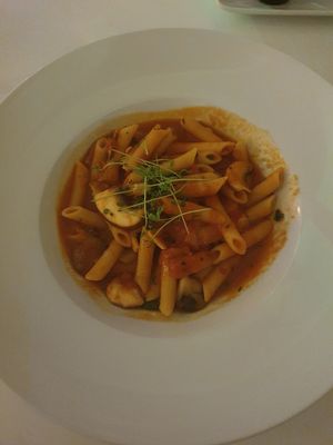 Main: penne Arrabbiata at Bianco Restaurant in Tenerife