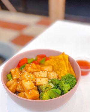 Sweet and sour bowl  at Kitchen in Panama City