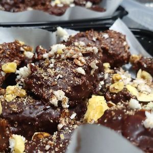 Almond Joy style candy bars! at Heaven Sent Foods in Flagstaff