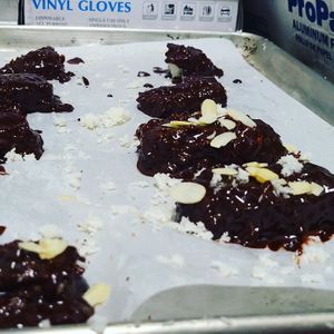 Almond joy and Mounds style bars at Heaven Sent Foods in Flagstaff