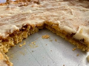 Gluten-free Cinnamonroll blondies at Heaven Sent Foods in Flagstaff