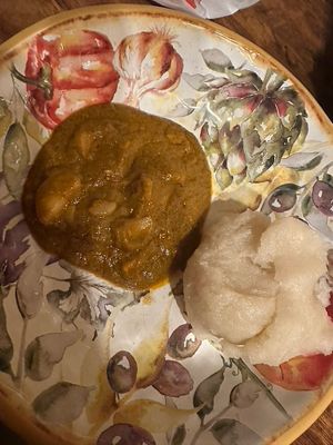 Oyster Mushroom Peanut Butter Stew at Motherland Kitchen in Frederick