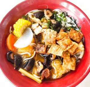 Vegan Vietnamese Bún bò Huế at Bún Huế Cafe in Central Singapore