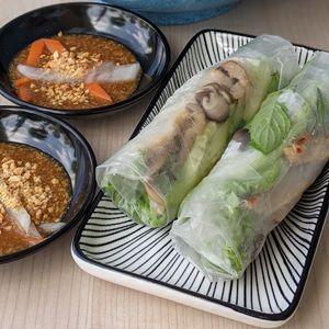 Rice Rolls at Bún Huế Cafe in Central Singapore