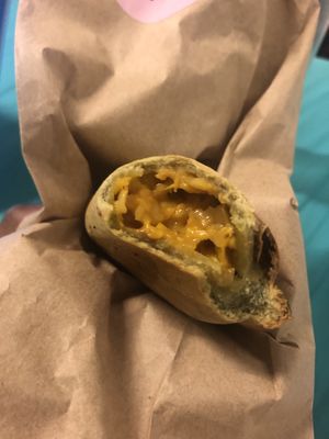 Inside of The Maïstro  at Hola Empanadas in Utrecht