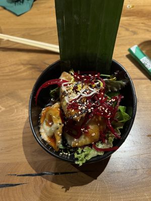 Gyoza - Amazing!!! Definitely order that!  at Vegan House - Schillerplatz in Dresden