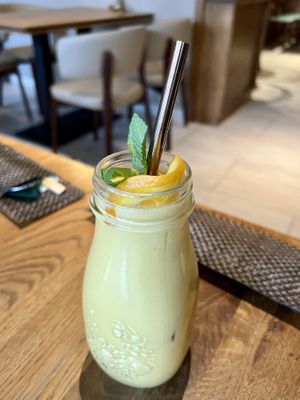 Mango smoothie- must try!!!  at Vegan House - Schillerplatz in Dresden