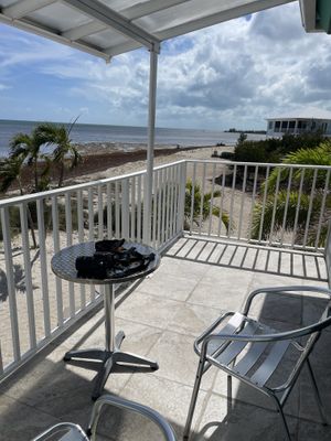 Private balcony  at Deer Run Bed and Breakfast in Big Pine Key