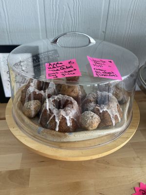 Self serve breakfast - cakes   at Deer Run Bed and Breakfast in Big Pine Key