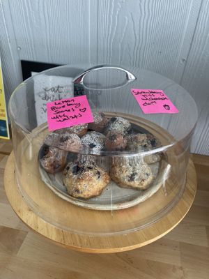 Self serve breakfast - scones   at Deer Run Bed and Breakfast in Big Pine Key