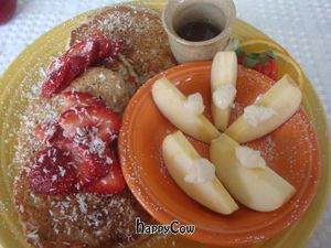 pancakes at Deer Run Bed and Breakfast in Big Pine Key
