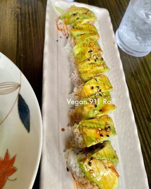 911 roll at Tama Sushi Ramen and Vegan in Huntington Beach
