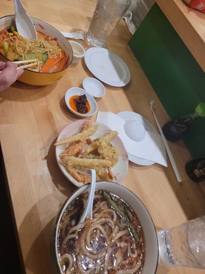 Yum. The vegan creamy ramen is a must. But everything else is great too. I got the udon this time and it was really good at Tama Sushi Ramen and Vegan in Huntington Beach