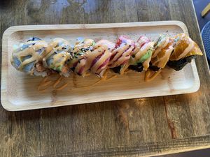Vegan rainbow  at Tama Sushi Ramen and Vegan in Huntington Beach