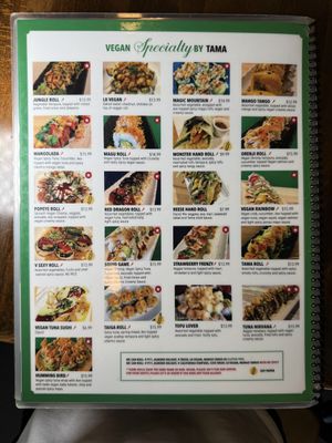   at Tama Sushi Ramen and Vegan in Huntington Beach