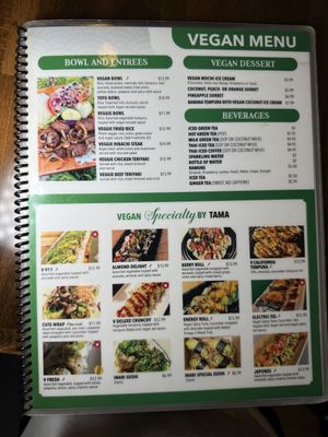   at Tama Sushi Ramen and Vegan in Huntington Beach