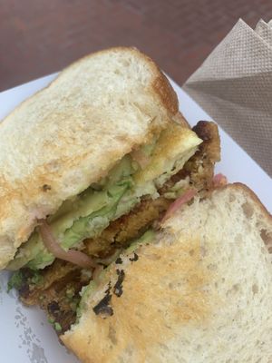 Vegan and Sara Sandwich   at Fried Egg I'm In Love in Portland