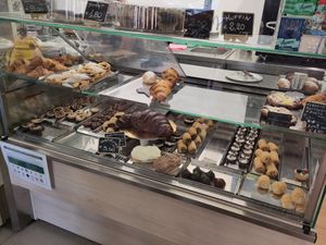 Delicious vegan pastries from their own bakery 😋 at Vegustibus in Rome