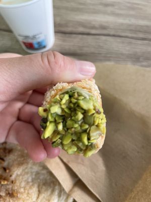 Pistachio bruchetto 1.5  at Vegustibus in Rome