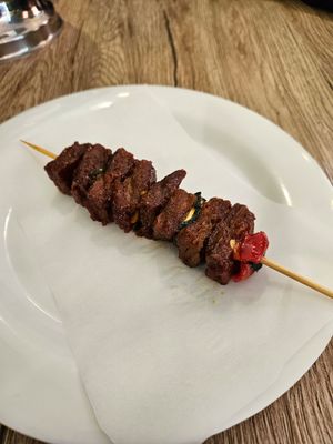 Skewer at Vegustibus in Rome