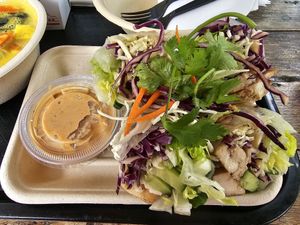 Tofu Salad Rolls at Thai Vegan in Santa Monica