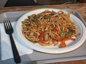 Spicy Udon at Thai Vegan in Santa Monica