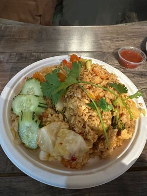 Fried rice  at Thai Vegan in Santa Monica