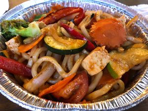 Thai spaghetti at Thai Vegan in Santa Monica