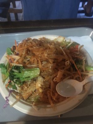 Pad Thai  at Thai Vegan in Santa Monica