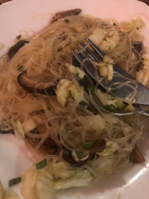Spicy glass noodles at Peace in Arusha