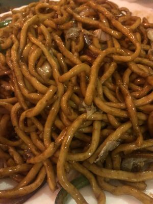 Fried vegetable noodles  at Peace in Arusha
