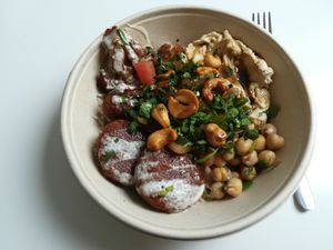 Vegan Flash Bowl at Tayibat in Muenster
