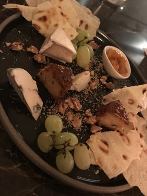 Cheese plate  at Madre in Amsterdam