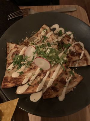 Truffle tortillas  at Madre in Amsterdam