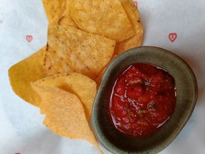 Chips to start with at Madre in Amsterdam