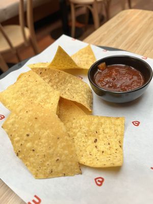 A greeting from the kitchen   at Madre in Amsterdam