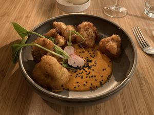 Chipotle Mole Cauliflower Wings - 9/10  at Madre in Amsterdam