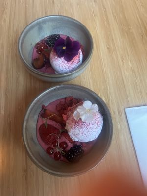 Coconut icecream  at Madre in Amsterdam