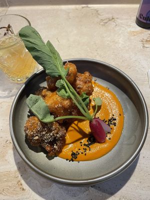 Cauliflower wings  at Madre in Amsterdam