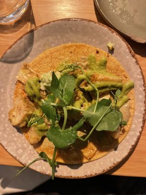 Artichoke tacos  at Madre in Amsterdam