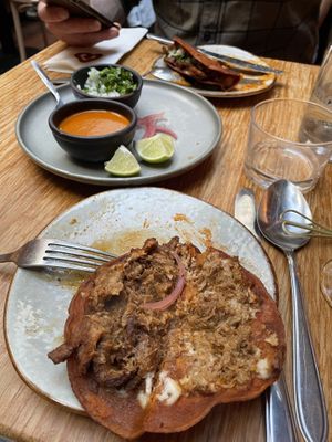 Birria quesataco  at Madre in Amsterdam