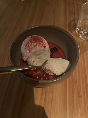 Dessert   at Madre in Amsterdam